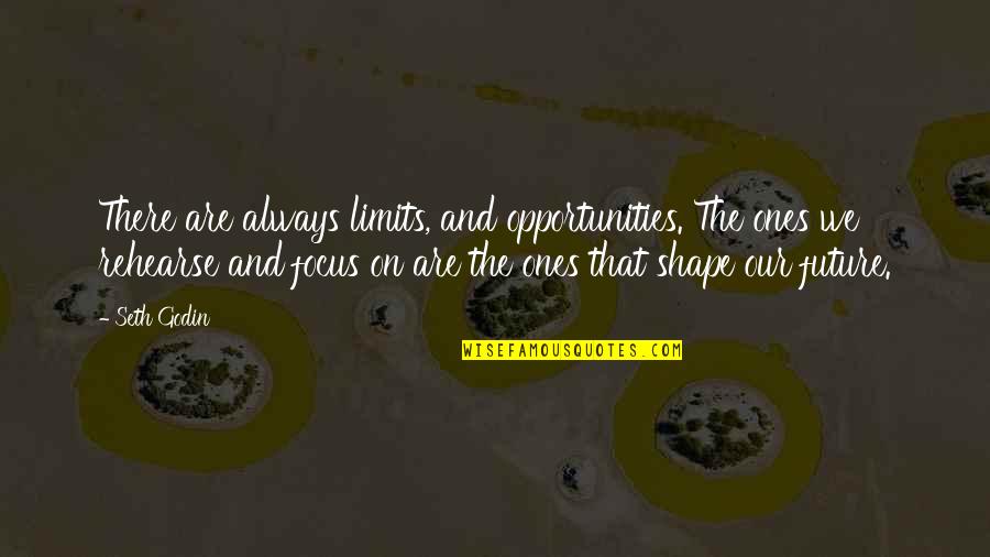 Focus On Opportunities Quotes By Seth Godin: There are always limits, and opportunities. The ones Focus On Opportunities Quotes By Seth Godin: There are always limits, and opportunities. The ones