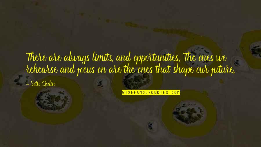 Focus The Quotes By Seth Godin: There are always limits, and opportunities. The ones