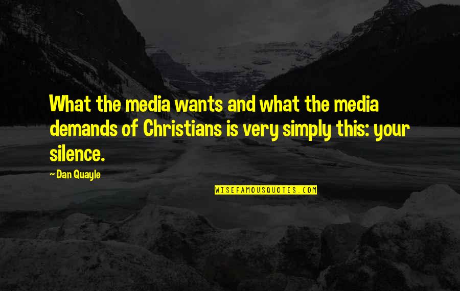 Folosind Indicatiile Quotes By Dan Quayle: What the media wants and what the media Folosind Indicatiile Quotes By Dan Quayle: What the media wants and what the media
