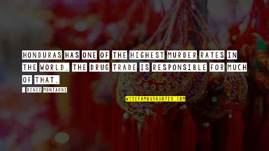 Fondant Tools Quotes By Renee Montagne: Honduras has one of the highest murder rates