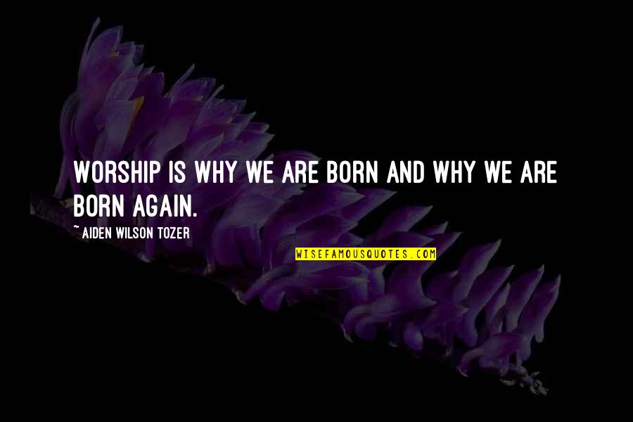 Fonfara Boxing Quotes By Aiden Wilson Tozer: Worship is why we are born and why Fonfara Boxing Quotes By Aiden Wilson Tozer: Worship is why we are born and why