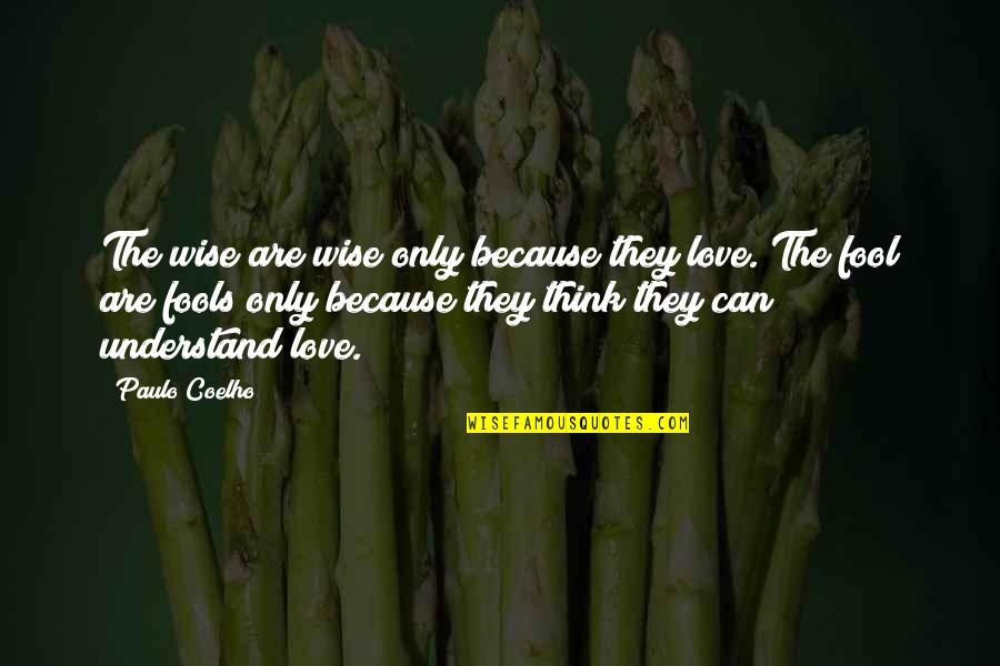 Fool Because Of Love Quotes By Paulo Coelho: The wise are wise only because they love.