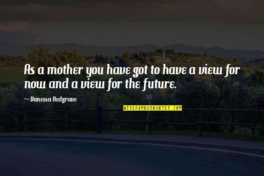 For A Mother Quotes By Vanessa Redgrave: As a mother you have got to have For A Mother Quotes By Vanessa Redgrave: As a mother you have got to have