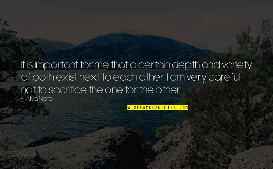 For Each Other Quotes By Alva Noto: It is important for me that a certain