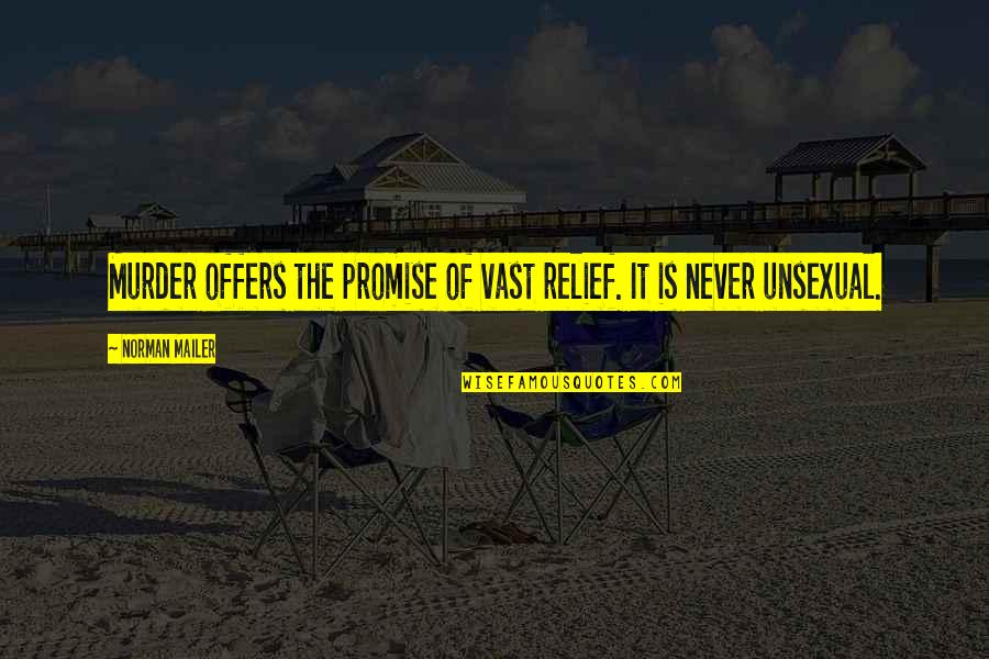 Fordomatic 2 Quotes By Norman Mailer: Murder offers the promise of vast relief. It Fordomatic 2 Quotes By Norman Mailer: Murder offers the promise of vast relief. It