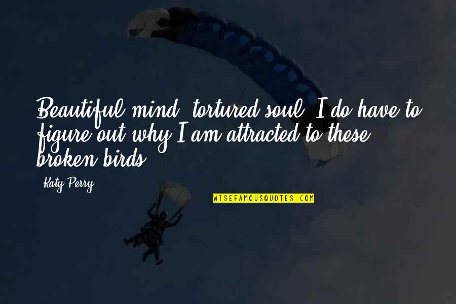 Foreign Accents Quotes By Katy Perry: Beautiful mind, tortured soul. I do have to