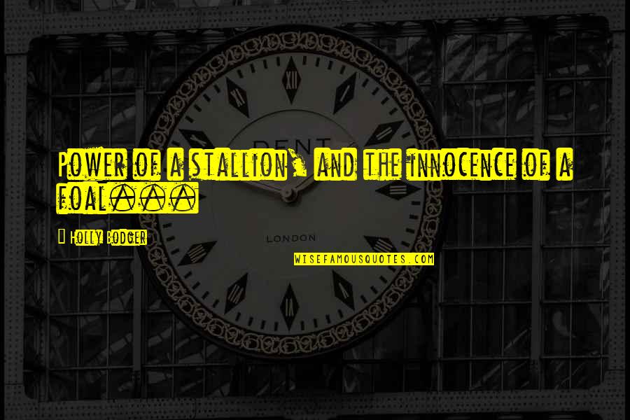 Forestilling I Dagmar Quotes By Holly Bodger: Power of a stallion, and the innocence of Forestilling I Dagmar Quotes By Holly Bodger: Power of a stallion, and the innocence of