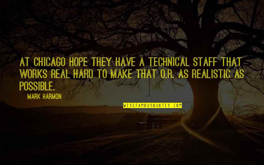 Forex Pairs Quotes By Mark Harmon: At Chicago Hope they have a technical staff