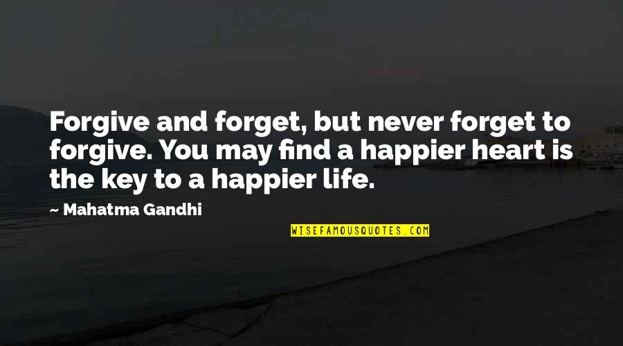 Forgive And Forget Quotes By Mahatma Gandhi: Forgive and forget, but never forget to forgive.