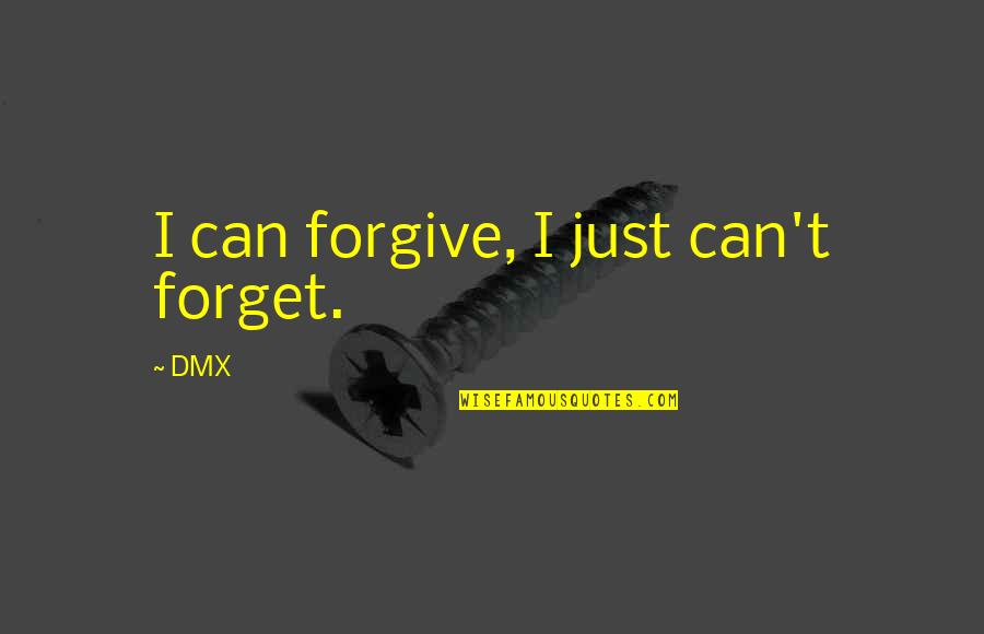 Forgive Forget Quotes By DMX: I can forgive, I just can't forget.