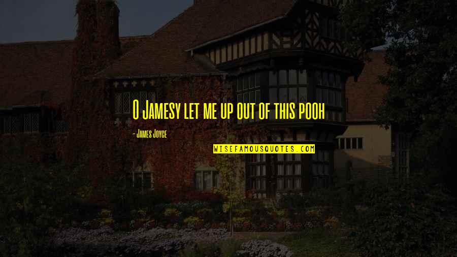 Forgive The One Who Hurt You Quotes By James Joyce: O Jamesy let me up out of this Forgive The One Who Hurt You Quotes By James Joyce: O Jamesy let me up out of this