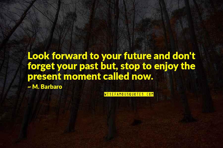 Forgiveness In Cry The Beloved Country Quotes By M. Barbaro: Look forward to your future and don't forget Forgiveness In Cry The Beloved Country Quotes By M. Barbaro: Look forward to your future and don't forget