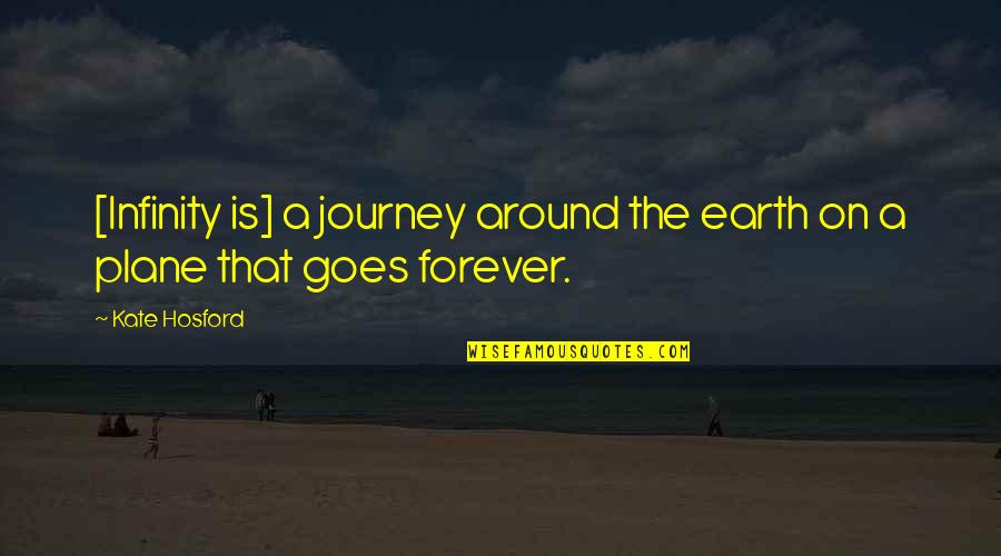 Forgiving Islamic Quotes By Kate Hosford: [Infinity is] a journey around the earth on