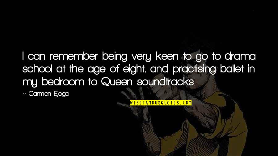 Forgotten Fire Quotes By Carmen Ejogo: I can remember being very keen to go Forgotten Fire Quotes By Carmen Ejogo: I can remember being very keen to go