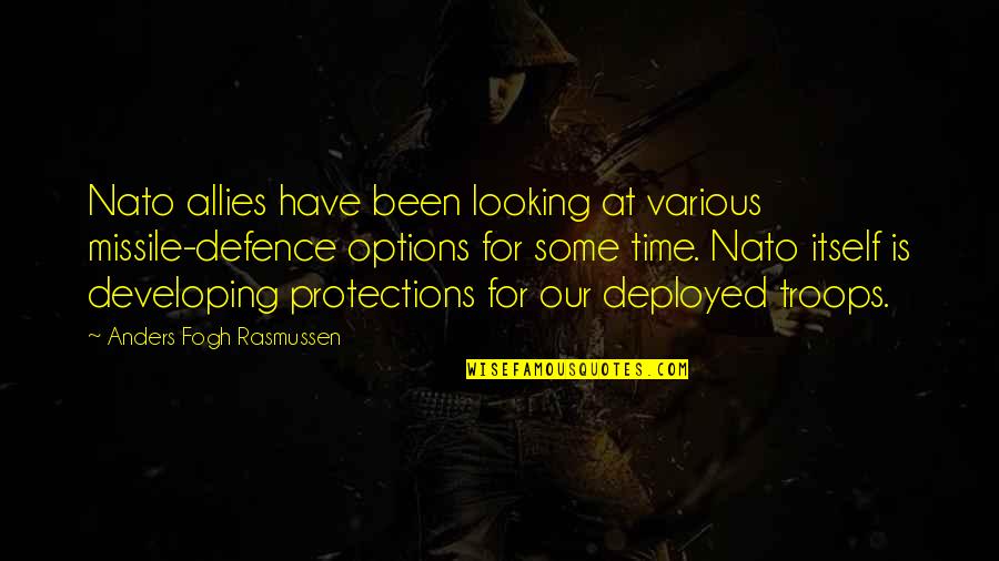 Forkortelser Quotes By Anders Fogh Rasmussen: Nato allies have been looking at various missile-defence Forkortelser Quotes By Anders Fogh Rasmussen: Nato allies have been looking at various missile-defence