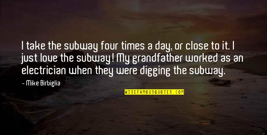 Former Friendship Quotes By Mike Birbiglia: I take the subway four times a day,