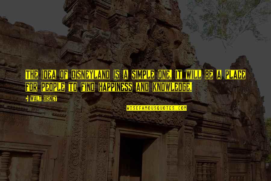 Forstinger At Quotes By Walt Disney: The idea of Disneyland is a simple one. Forstinger At Quotes By Walt Disney: The idea of Disneyland is a simple one.