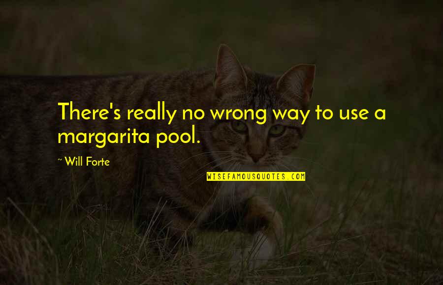 Forte Quotes By Will Forte: There's really no wrong way to use a