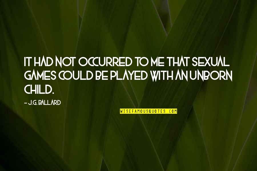 Fosters Home For Imaginary Friends Quotes By J.G. Ballard: It had not occurred to me that sexual