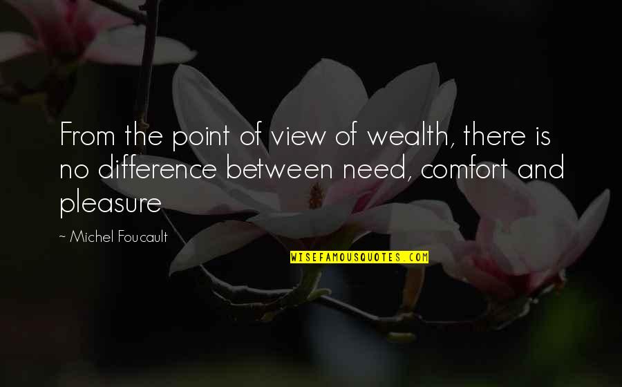 Foucault's Quotes By Michel Foucault: From the point of view of wealth, there