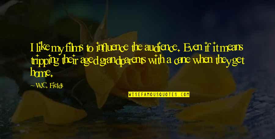 Fougere Fragrance Quotes By W.C. Fields: I like my films to influence the audience.