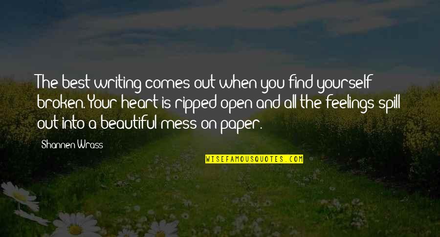 Foul Is Fair Macbeth Quote Quotes By Shannen Wrass: The best writing comes out when you find Foul Is Fair Macbeth Quote Quotes By Shannen Wrass: The best writing comes out when you find