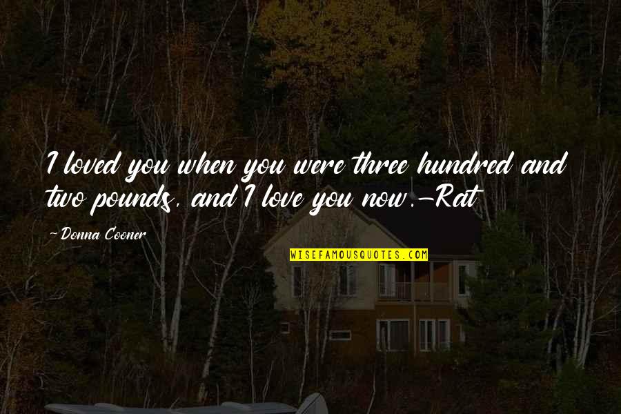Found Old Photos Quotes By Donna Cooner: I loved you when you were three hundred