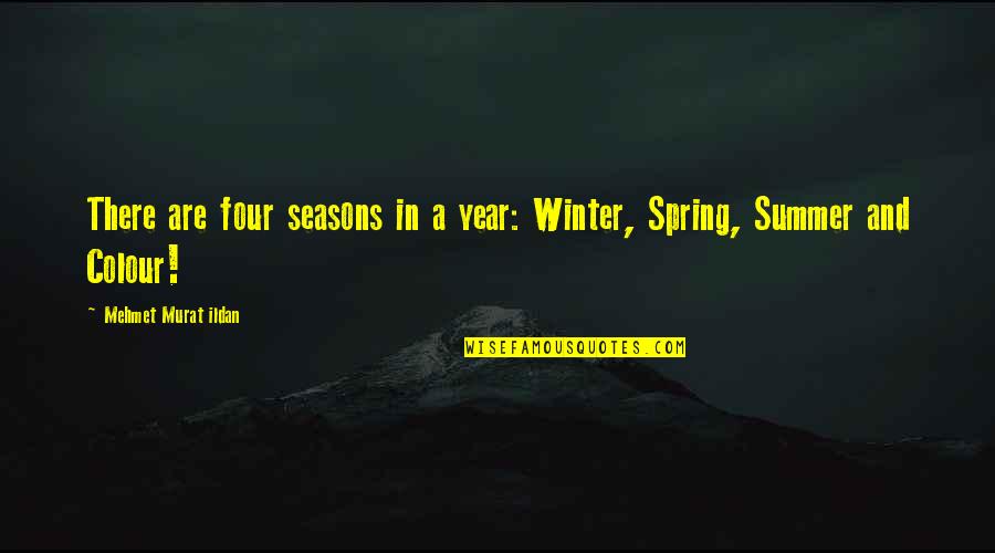 Four Seasons Quotes By Mehmet Murat Ildan: There are four seasons in a year: Winter,