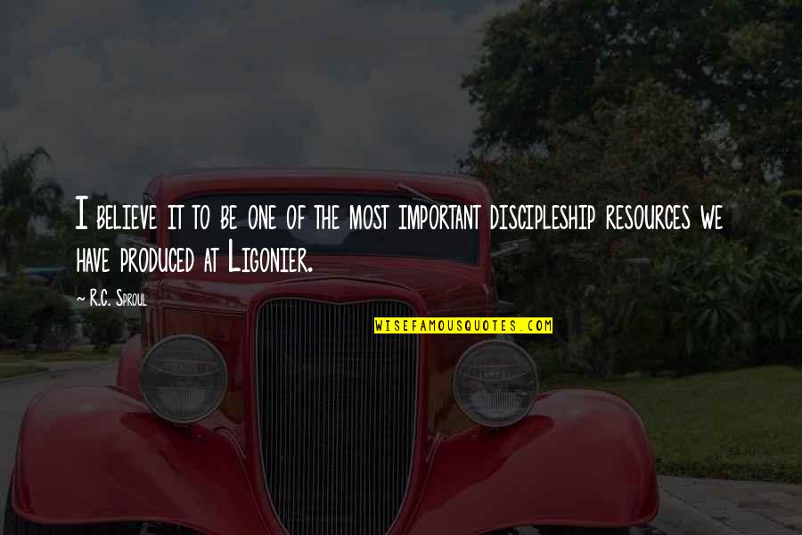 Fr Ulein Locke Quotes By R.C. Sproul: I believe it to be one of the Fr Ulein Locke Quotes By R.C. Sproul: I believe it to be one of the