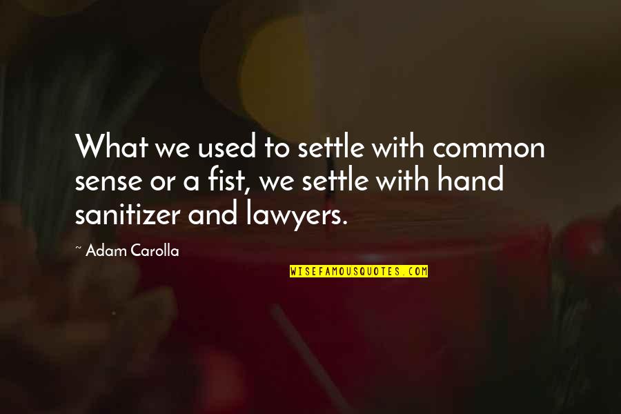Fracasada Sinonimo Quotes By Adam Carolla: What we used to settle with common sense Fracasada Sinonimo Quotes By Adam Carolla: What we used to settle with common sense
