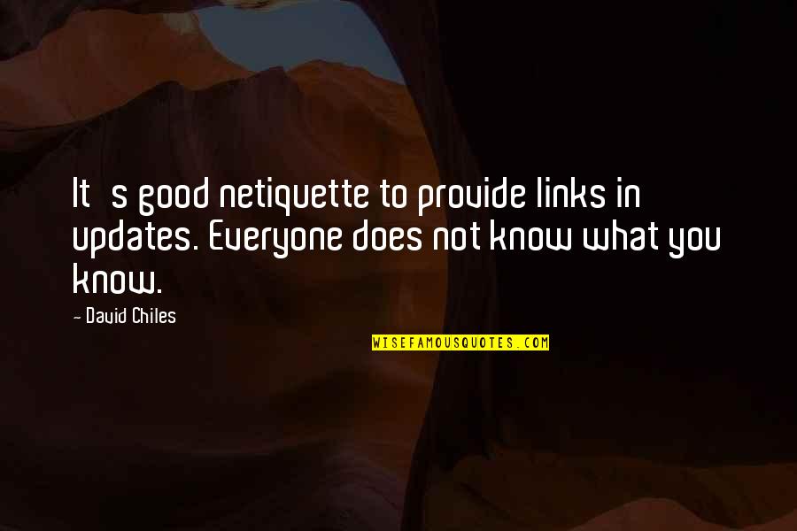 Frambuesa Imagenes Quotes By David Chiles: It's good netiquette to provide links in updates. Frambuesa Imagenes Quotes By David Chiles: It's good netiquette to provide links in updates.