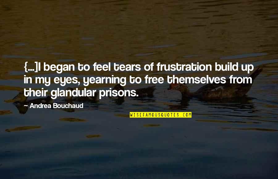 France Quotes By Andrea Bouchaud: {...]I began to feel tears of frustration build