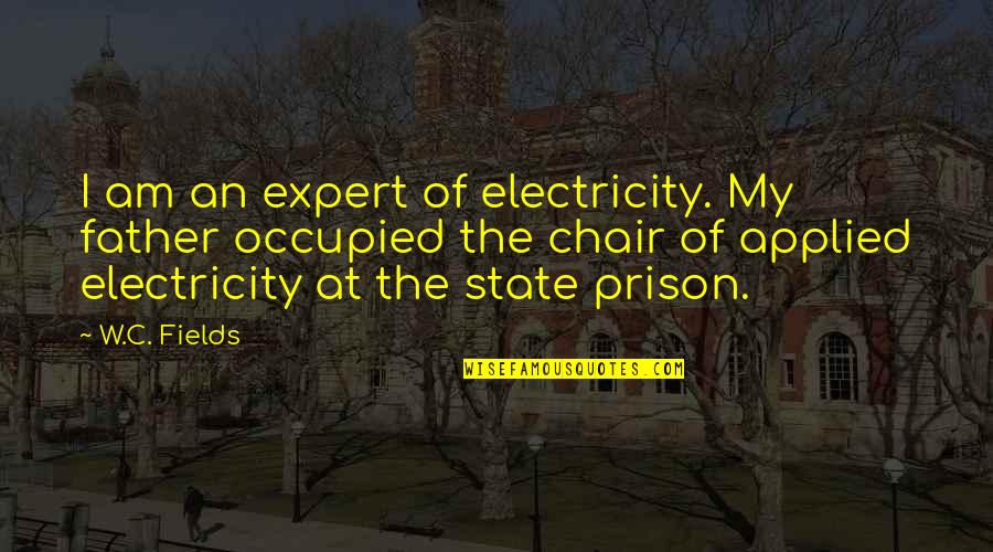 Frances Sargent Osgood Quotes By W.C. Fields: I am an expert of electricity. My father