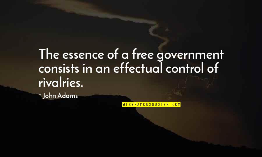 Francesca Piccinini Quotes By John Adams: The essence of a free government consists in