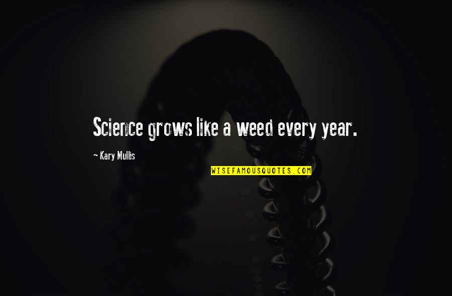Frangellis Bakery Quotes By Kary Mullis: Science grows like a weed every year. Frangellis Bakery Quotes By Kary Mullis: Science grows like a weed every year.
