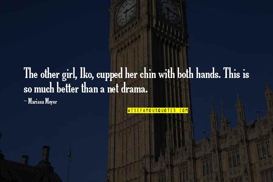 Fransk Potatissallad Quotes By Marissa Meyer: The other girl, Iko, cupped her chin with Fransk Potatissallad Quotes By Marissa Meyer: The other girl, Iko, cupped her chin with