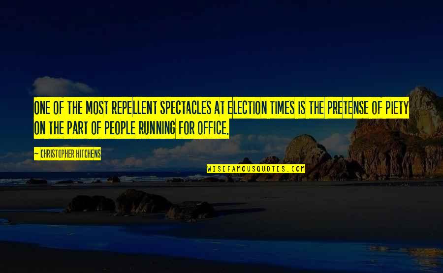 Frascone Stephen Quotes By Christopher Hitchens: One of the most repellent spectacles at election Frascone Stephen Quotes By Christopher Hitchens: One of the most repellent spectacles at election