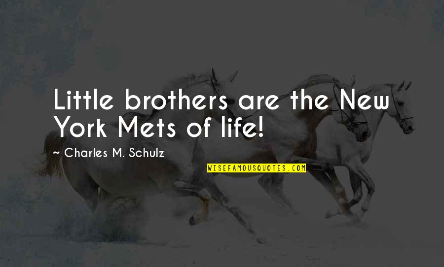 Fraudulent Act Quotes By Charles M. Schulz: Little brothers are the New York Mets of Fraudulent Act Quotes By Charles M. Schulz: Little brothers are the New York Mets of