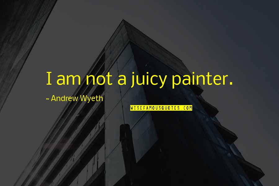 Fredette Landscaping Quotes By Andrew Wyeth: I am not a juicy painter.