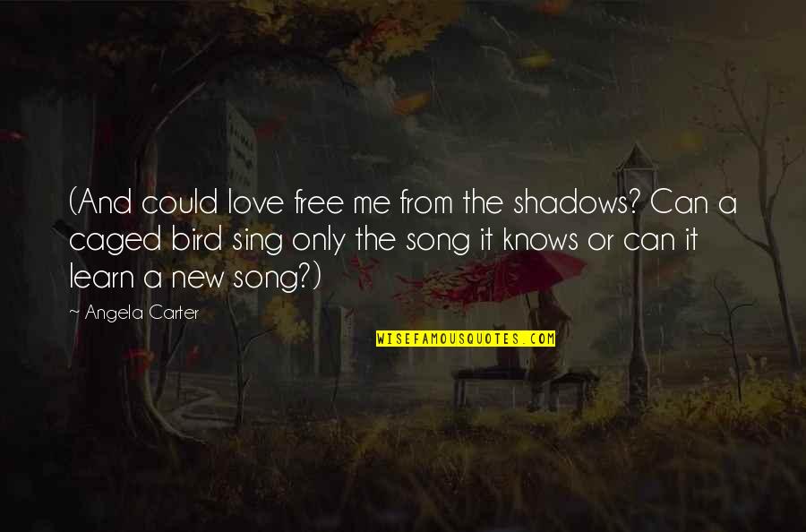 Free Bird Quotes By Angela Carter: (And could love free me from the shadows?