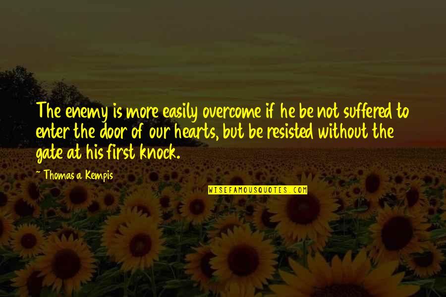 Free Christmas Images And Quotes By Thomas A Kempis: The enemy is more easily overcome if he Free Christmas Images And Quotes By Thomas A Kempis: The enemy is more easily overcome if he