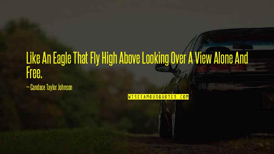 Free Fly Quotes By Candace Taylor Johnson: Like An Eagle That Fly High Above Looking