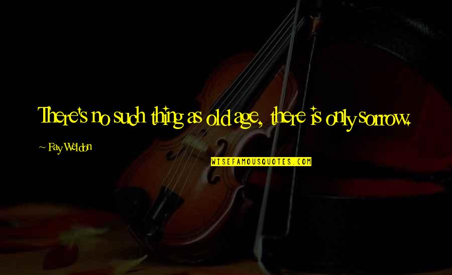 Free Homies Quotes By Fay Weldon: There's no such thing as old age, there