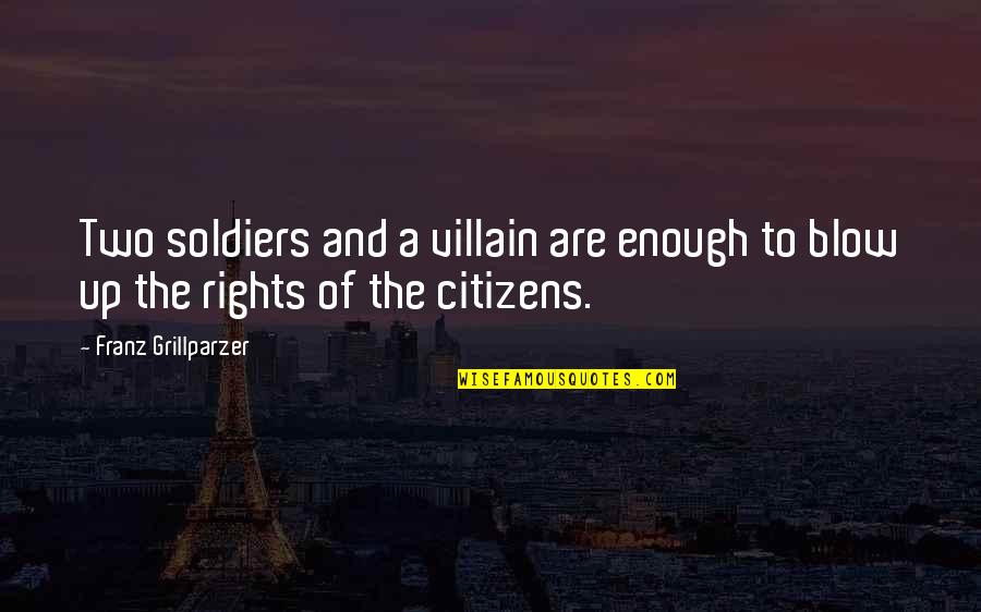 Free Svg Pillow Quotes By Franz Grillparzer: Two soldiers and a villain are enough to Free Svg Pillow Quotes By Franz Grillparzer: Two soldiers and a villain are enough to