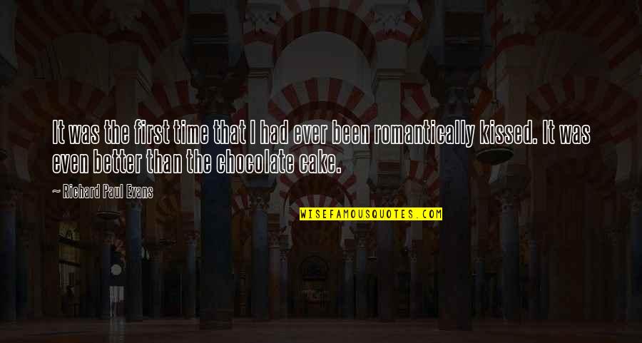 Free Throws Win Games Quotes By Richard Paul Evans: It was the first time that I had