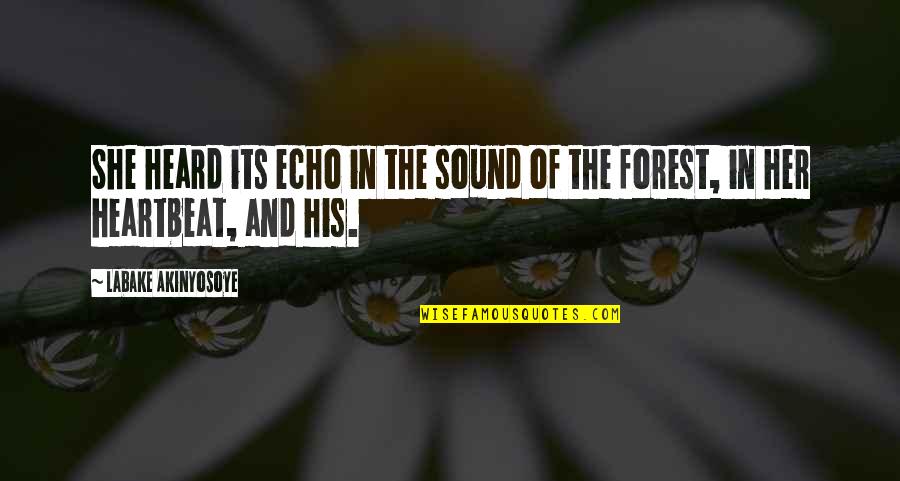 Free To Choose Destiny Quotes By Labake Akinyosoye: She heard its echo in the sound of Free To Choose Destiny Quotes By Labake Akinyosoye: She heard its echo in the sound of
