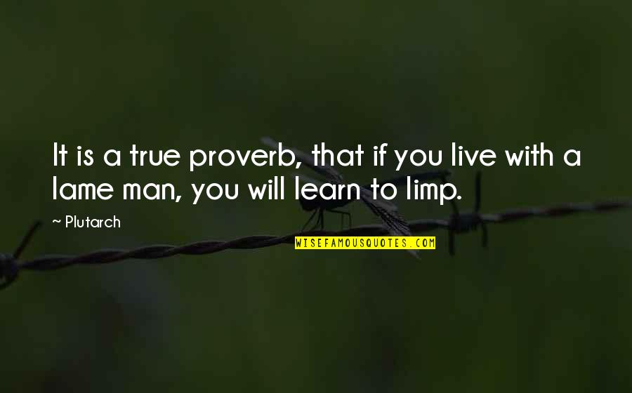 Freeman Patterson Quotes By Plutarch: It is a true proverb, that if you