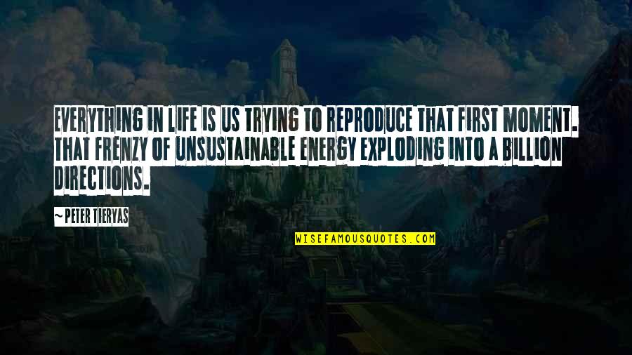 Frenzy Quotes By Peter Tieryas: Everything in life is us trying to reproduce Frenzy Quotes By Peter Tieryas: Everything in life is us trying to reproduce