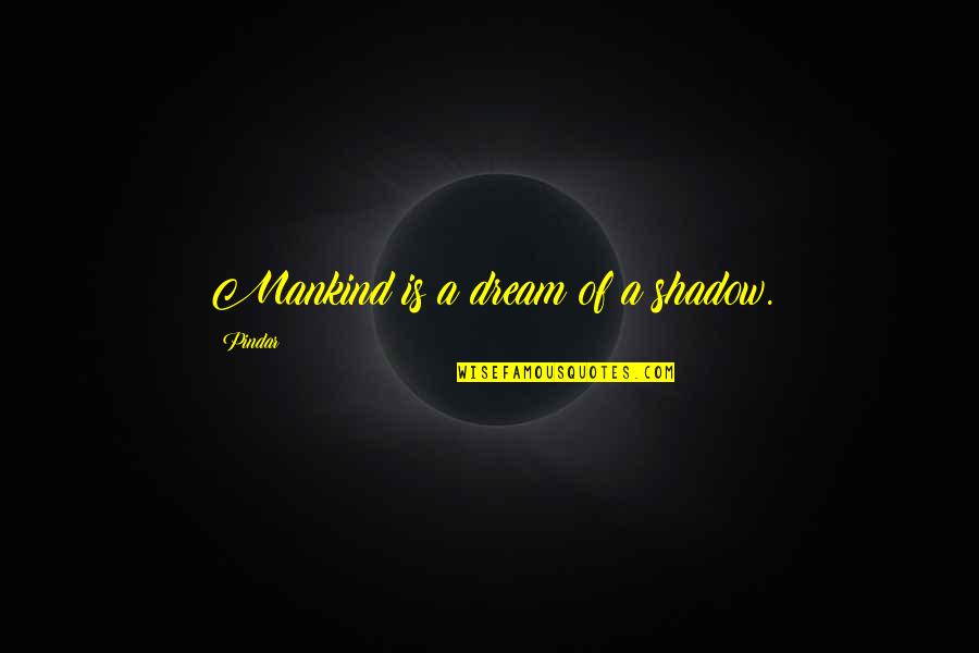 Frequent Change Quotes By Pindar: Mankind is a dream of a shadow.