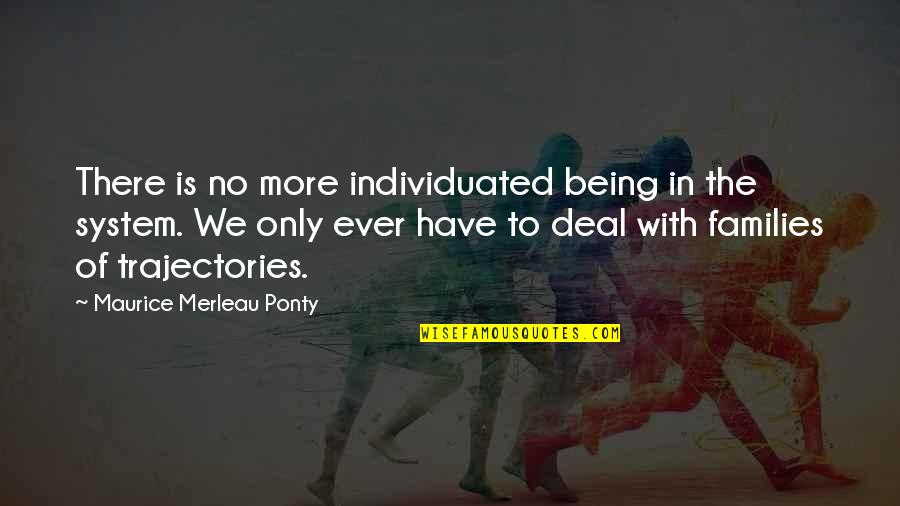 Friedrich Meinecke Quotes By Maurice Merleau Ponty: There is no more individuated being in the
